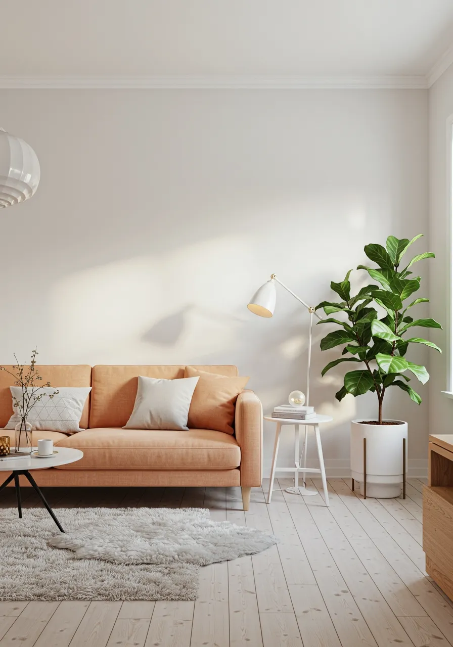 orange couch living room ideas 7