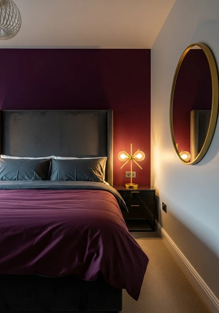 purple bedrooms 2 converted