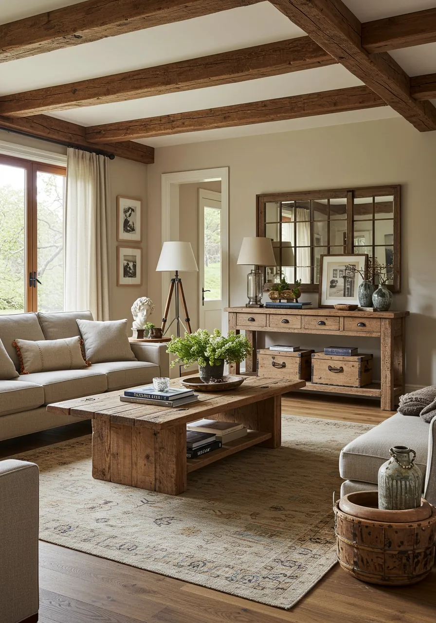 rustic living room ideas 1