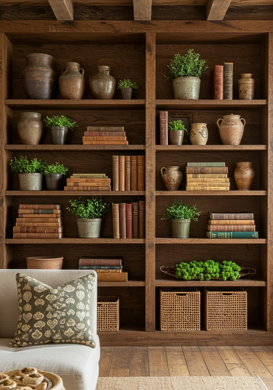 rustic living room ideas 11