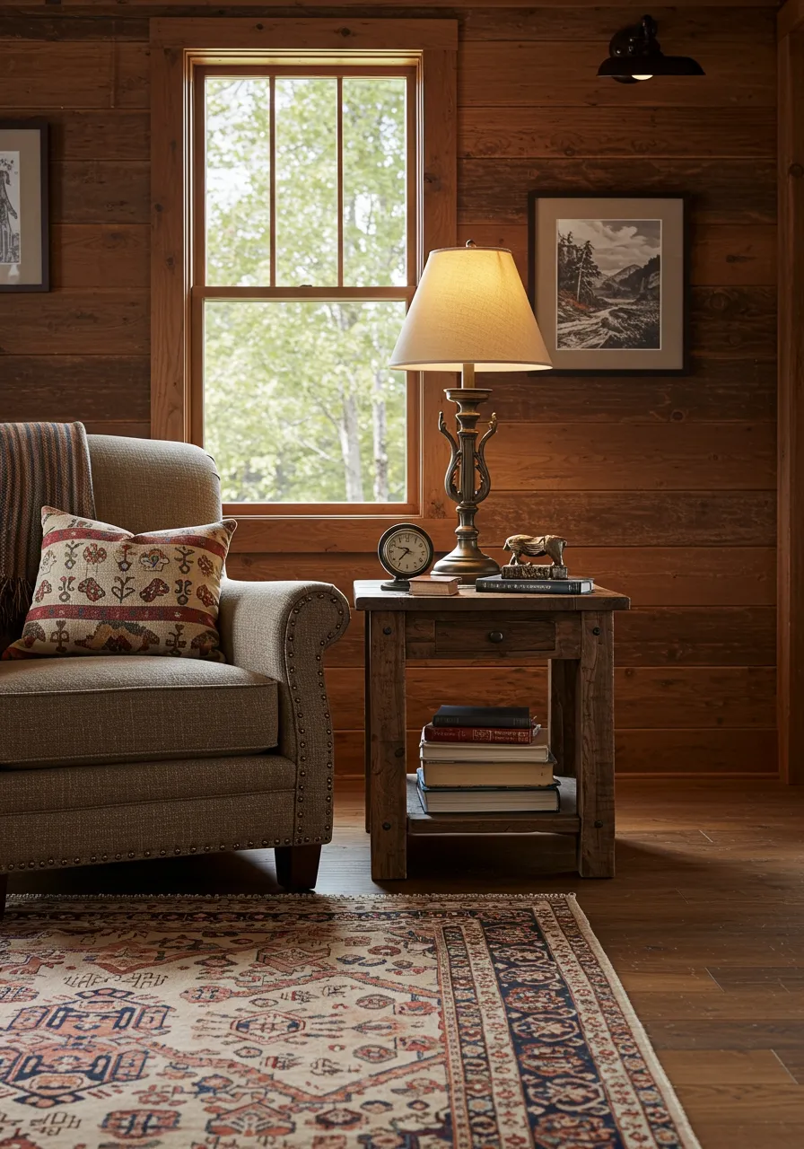 rustic living room ideas 21