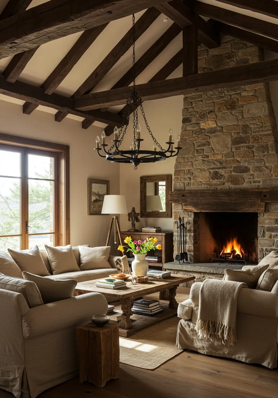 rustic living room ideas 5