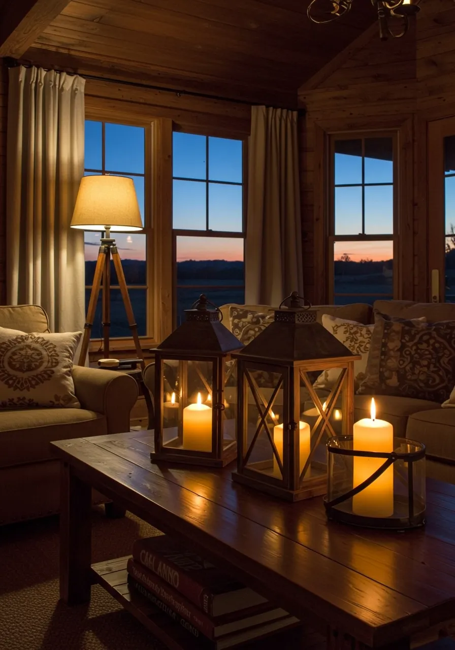 rustic living room ideas 9