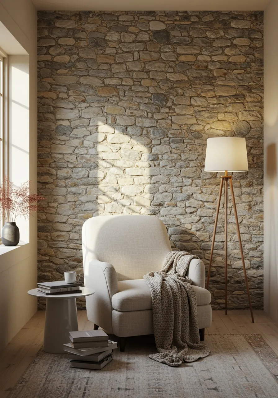 stone wall interior design 15