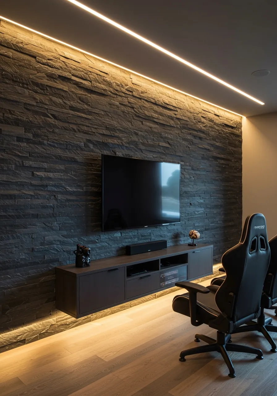 stone wall interior design 17