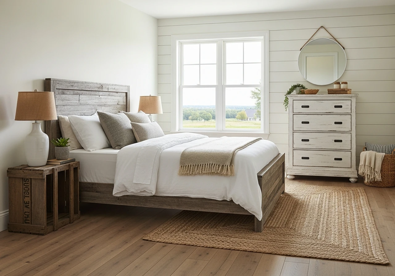 21 Farmhouse Bedroom Ideas to Create Your Cozy Country Retreat