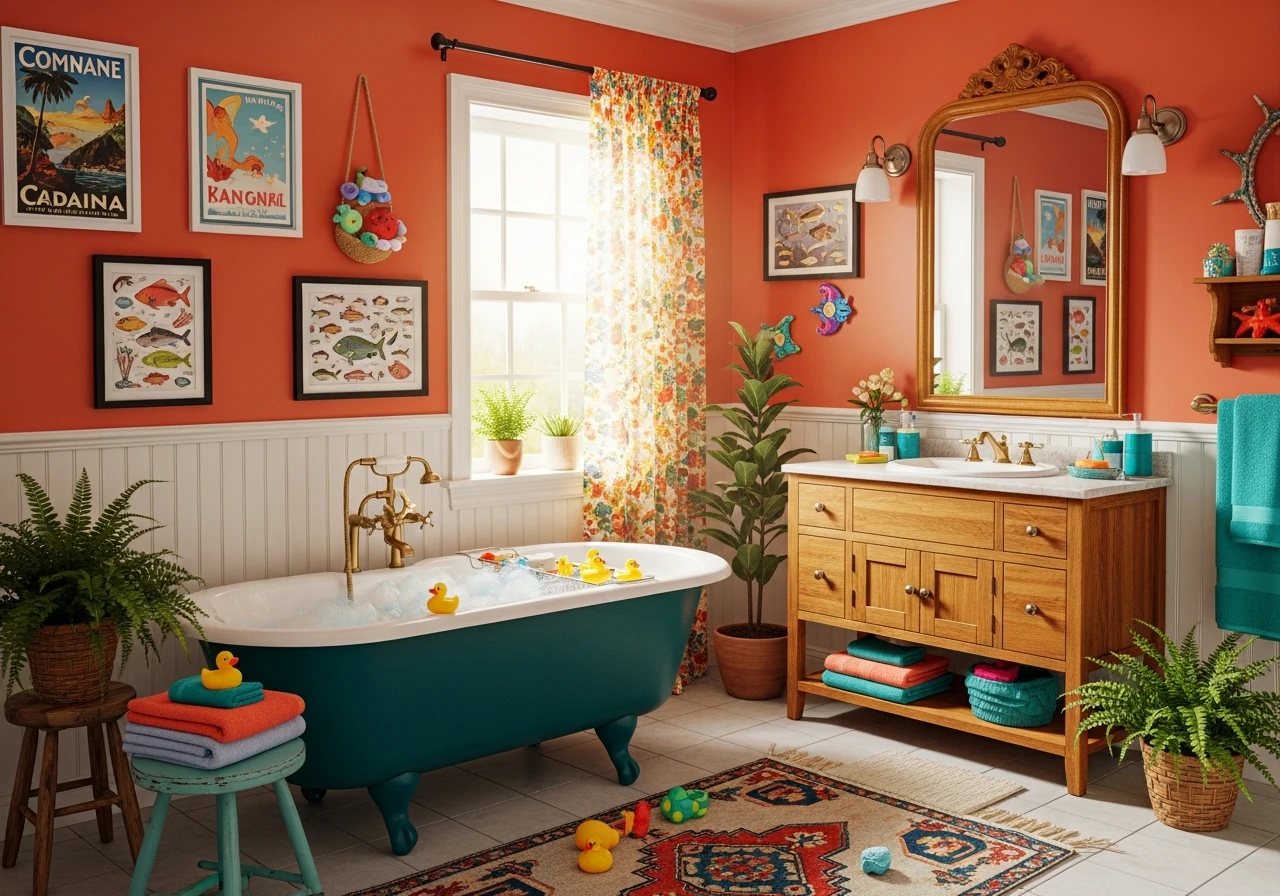 fun bathroom ideas FI converted