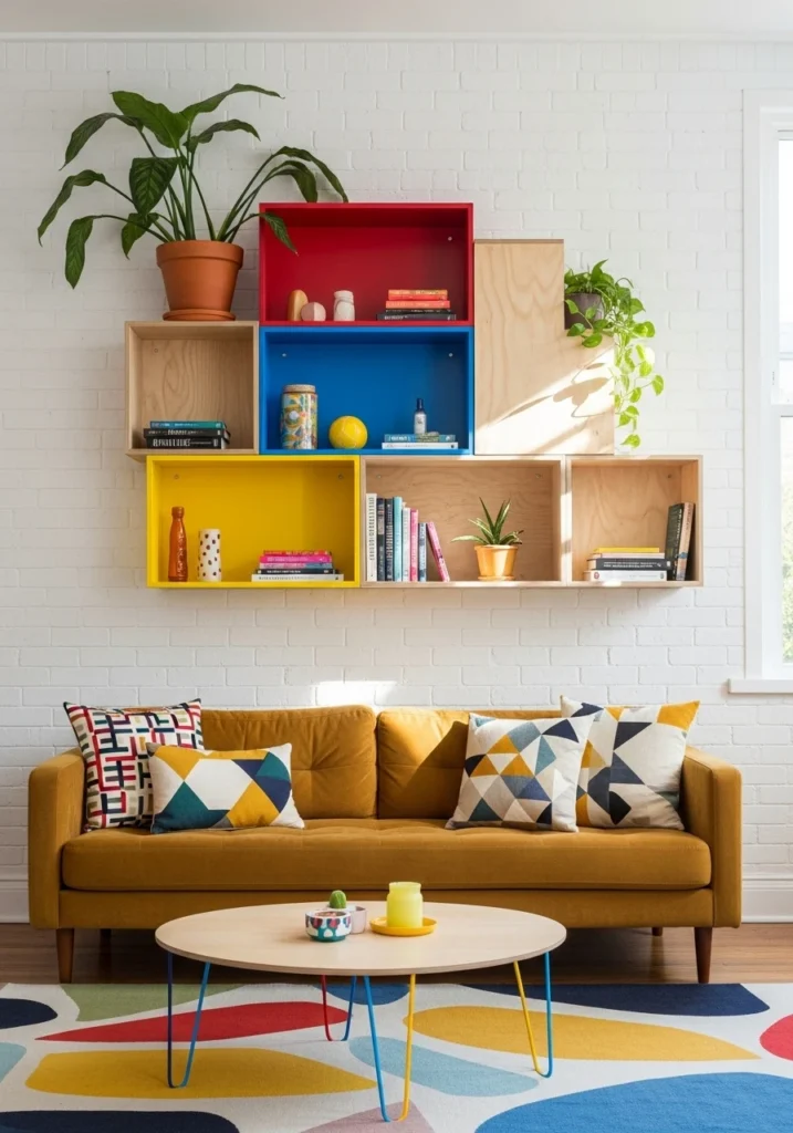 living room wall units 19 converted