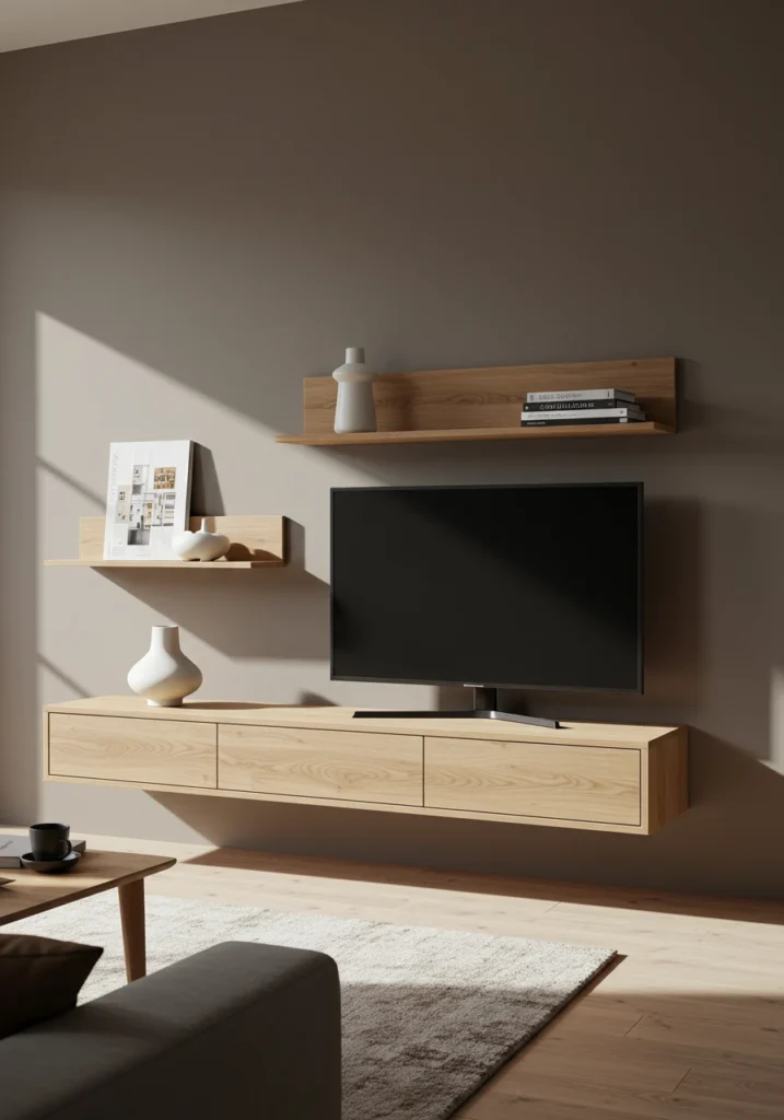 living room wall units 1 converted