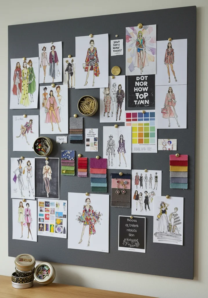 sewing room decor 4 converted