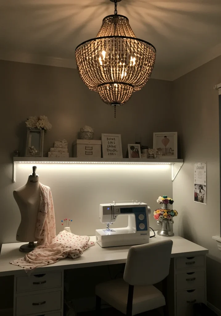 sewing room decor 5 converted