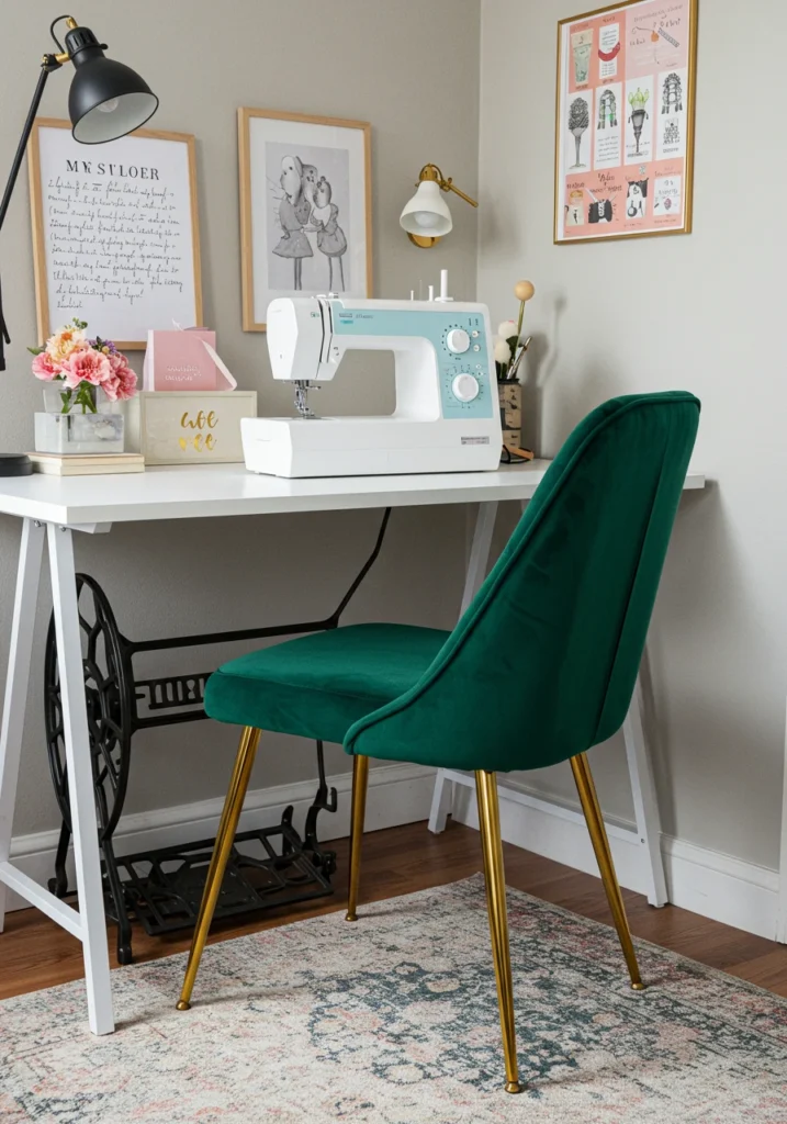 sewing room decor 7 converted
